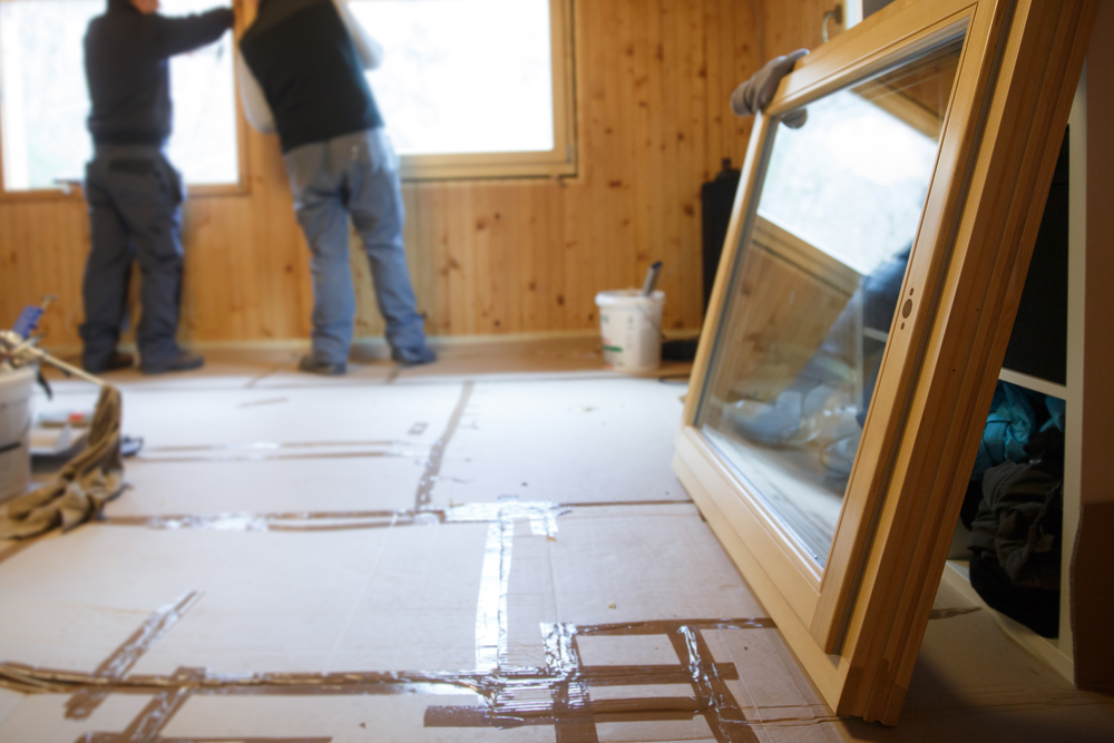 Home insulation service window weather strip
