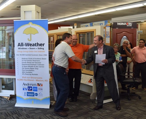 ribbon cutting at all-weather