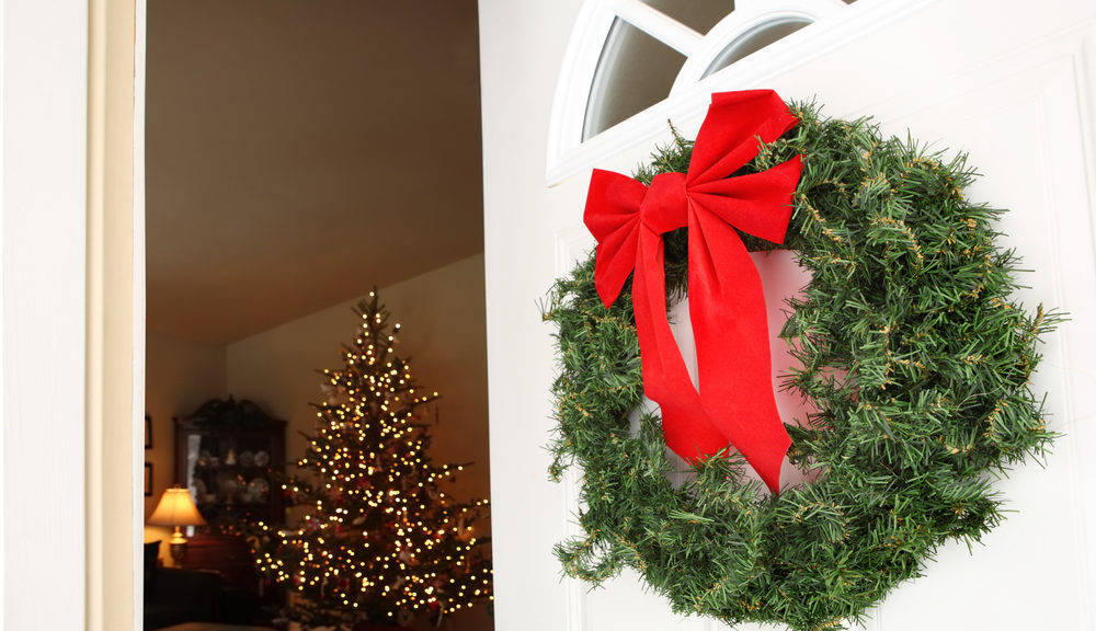 How To Hang Holiday Decorations Without Damaging Your Front Door