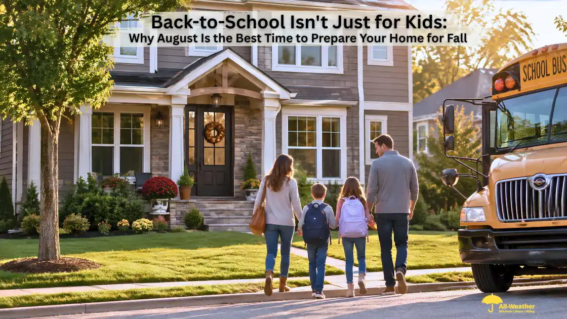 Why August Is the Best Time to Prepare Your Home for Fall, All-Weather Windows Doors Siding